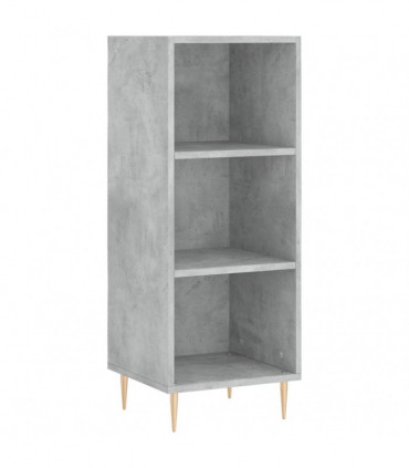 vidaXL Highboard Concrete Grey 34.5x34x180 cm Engineered Wood