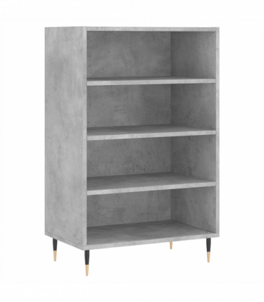 vidaXL Highboard Concrete Grey 57x35x90 cm Engineered Wood