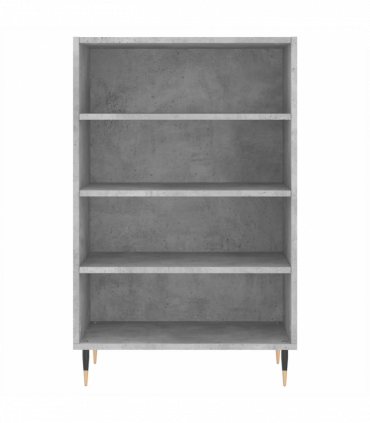 vidaXL Highboard Concrete Grey 57x35x90 cm Engineered Wood