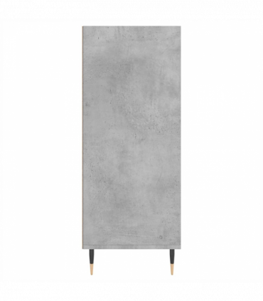 vidaXL Highboard Concrete Grey 57x35x90 cm Engineered Wood