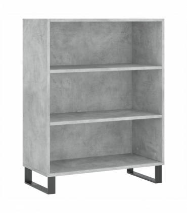 vidaXL Highboard Concrete Grey 69.5x32.5x180 cm Engineered Wood