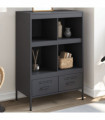 vidaXL Highboard Anthracite 68x39x101.5 cm Cold-rolled Steel