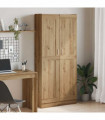 vidaXL Highboard Artisan Oak 82.5x30.5x185 cm Engineered Wood