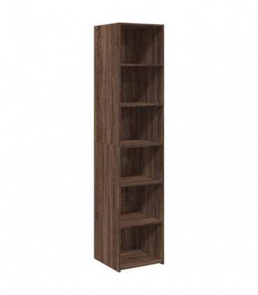 vidaXL Highboard Brown Oak 40x41x185 cm Engineered Wood