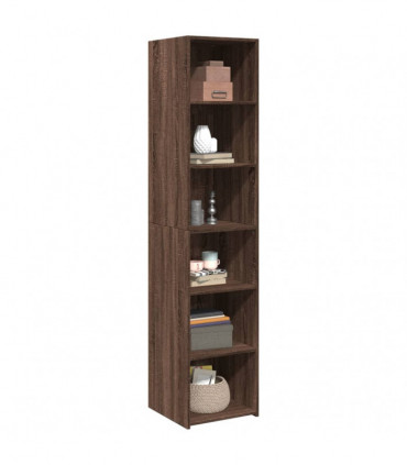 vidaXL Highboard Brown Oak 40x41x185 cm Engineered Wood