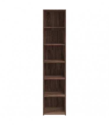 vidaXL Highboard Brown Oak 40x41x185 cm Engineered Wood
