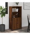 vidaXL Highboard Brown Oak 62x36x121.5 cm Engineered Wood