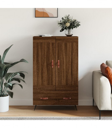 vidaXL Highboard Brown Oak 69.5x31x115 cm Engineered Wood