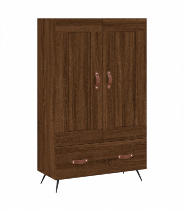 vidaXL Highboard Brown Oak 69.5x31x115 cm Engineered Wood