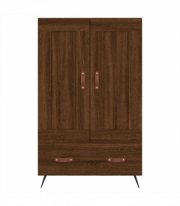 vidaXL Highboard Brown Oak 69.5x31x115 cm Engineered Wood