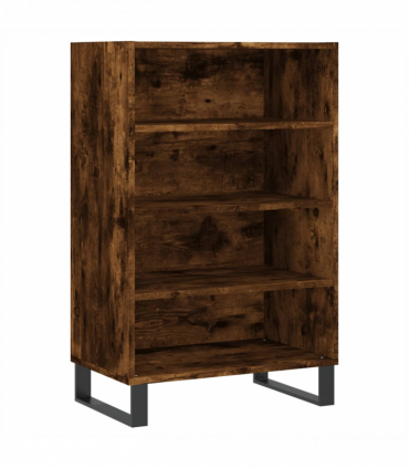 vidaXL Highboard Smoked Oak 57x35x90 cm Engineered Wood