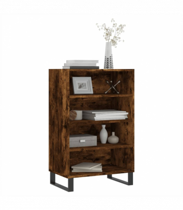 vidaXL Highboard Smoked Oak 57x35x90 cm Engineered Wood