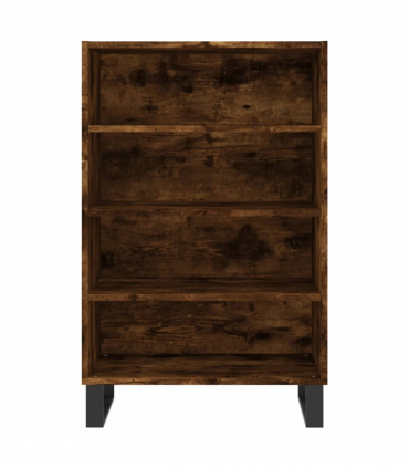 vidaXL Highboard Smoked Oak 57x35x90 cm Engineered Wood