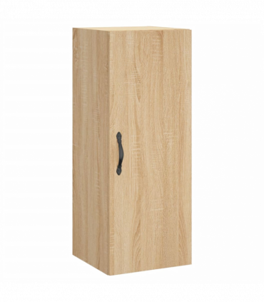 vidaXL Highboard Sonoma Oak 34.5x34x180 cm Engineered Wood