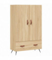 vidaXL Highboard Sonoma Oak 69.5x31x115 cm Engineered Wood