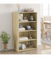 vidaXL Highboard Sonoma Oak 70x41x124 cm Engineered Wood