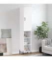 vidaXL Highboard White 34.5x34x180 cm Engineered Wood