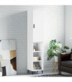 vidaXL Highboard White 34.5x34x180 cm Engineered Wood