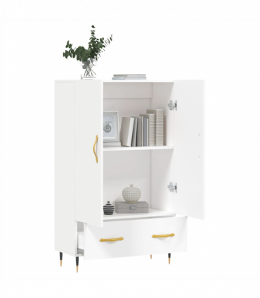 vidaXL Highboard White 69.5x31x115 cm Engineered Wood