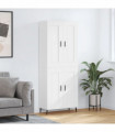 vidaXL Highboard White 69.5x34x180 cm Engineered Wood
