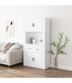 vidaXL Highboard White Engineered Wood