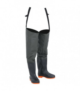 vidaXL Hip Waders Dark Green Size 42