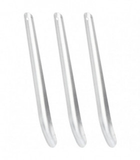 vidaXL Horse Sweat Scrapers 3 pcs Silver Aluminium