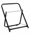 vidaXL Hose Reel Cart 48 cm 45 kg Black Powder-coated Steel