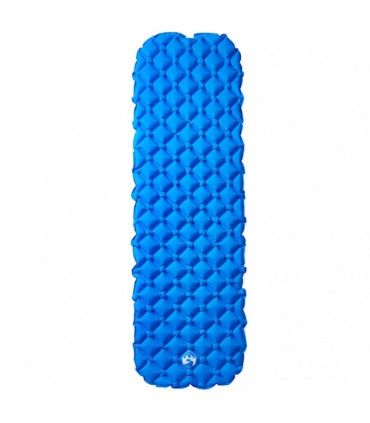 vidaXL Inflating Camping Mattress 1-Person Blue 190x58x6 cm