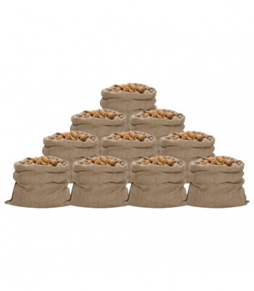 vidaXL Jute Sacks 10 pcs 100x110 cm 100% Jute 340 gsm