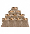 vidaXL Jute Sacks 10 pcs 60x105 cm 100% Jute 220 gsm
