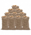 vidaXL Jute Sacks 10 pcs 65x135 cm 100% Jute 220 gsm