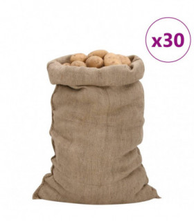 vidaXL Jute Sacks 30 pcs 60x105 cm 100% Jute 340 gsm