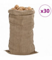 vidaXL Jute Sacks 30 pcs 65x135 cm 100% Jute 340 gsm