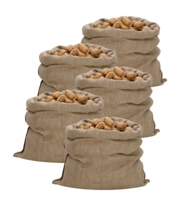 vidaXL Jute Sacks 5 pcs 100x110 cm 100% Jute 340 gsm