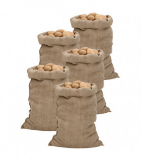 vidaXL Jute Sacks 5 pcs 60x105 cm 100% Jute 340 gsm