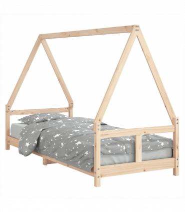 vidaXL Kids Bed Frame 80x200 cm Solid Wood Pine