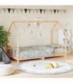 vidaXL Kids Bed Frame 90x190 cm Solid Wood Pine
