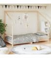 vidaXL Kids Bed Frame 90x190 cm Solid Wood Pine