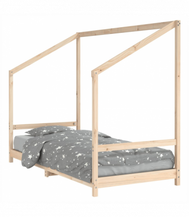 vidaXL Kids Bed Frame 90x190 cm Solid Wood Pine