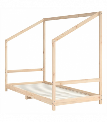 vidaXL Kids Bed Frame 90x190 cm Solid Wood Pine