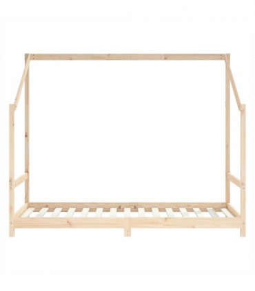 vidaXL Kids Bed Frame 90x190 cm Solid Wood Pine