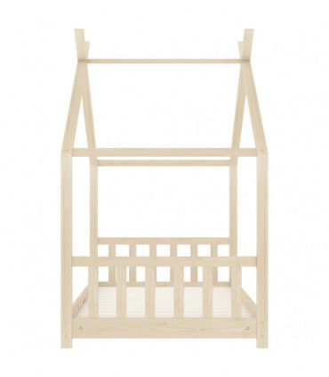 vidaXL Kids Bed Frame Solid Pine Wood 70x140 cm