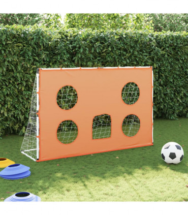 vidaXL Kids' Football Goal with Targeting Mat and Ball 182x62x118 cm