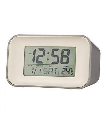 Acctim Alta Reflection Digital Alarm in Owl Grey 15867