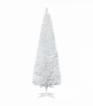 1.8m 6ft Artificial Pine Pencil Slim Christmas Tree with 390 Branch Tips White