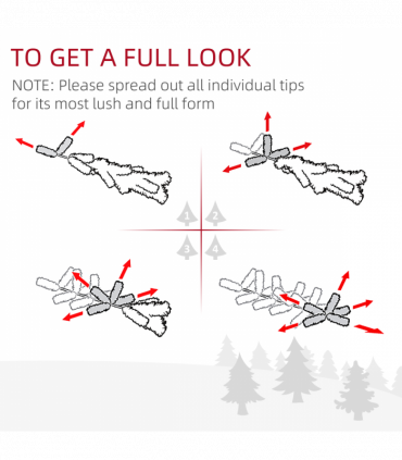 1.8m 6ft Artificial Pine Pencil Slim Christmas Tree with 390 Branch Tips White