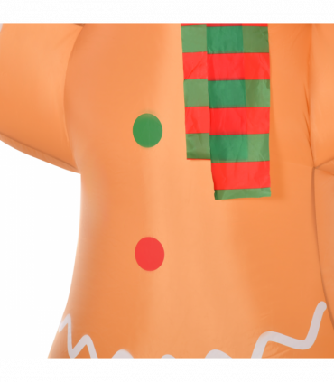 8ft Christmas Inflatable Gingerbread Man Lighted Indoor Outdoor