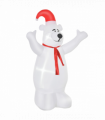 6ft Tall Outdoor Inflatable Bear Airblown Projection Holiday Christmas Lawn