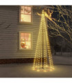 Christmas Cone Tree Warm White 310 LEDs 100x300 cm